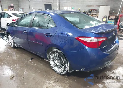 2014 Toyota Corolla S Plus z USA, uszkodzony, nr VIN 2T1BURHE2EC217645